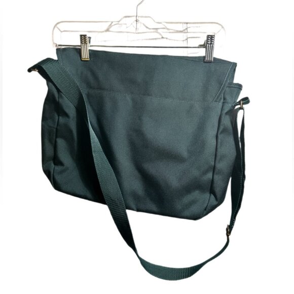 adidas Forest Green Messenger Bag | Classic Logo Crossbody - Picture 2 of 3